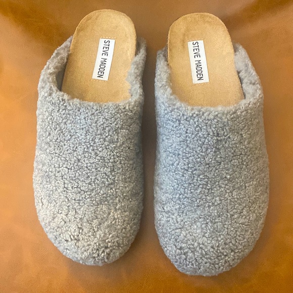Steve Madden Vesa Faux Shearling Clog - Size 9 - NEW! - Picture 1 of 5